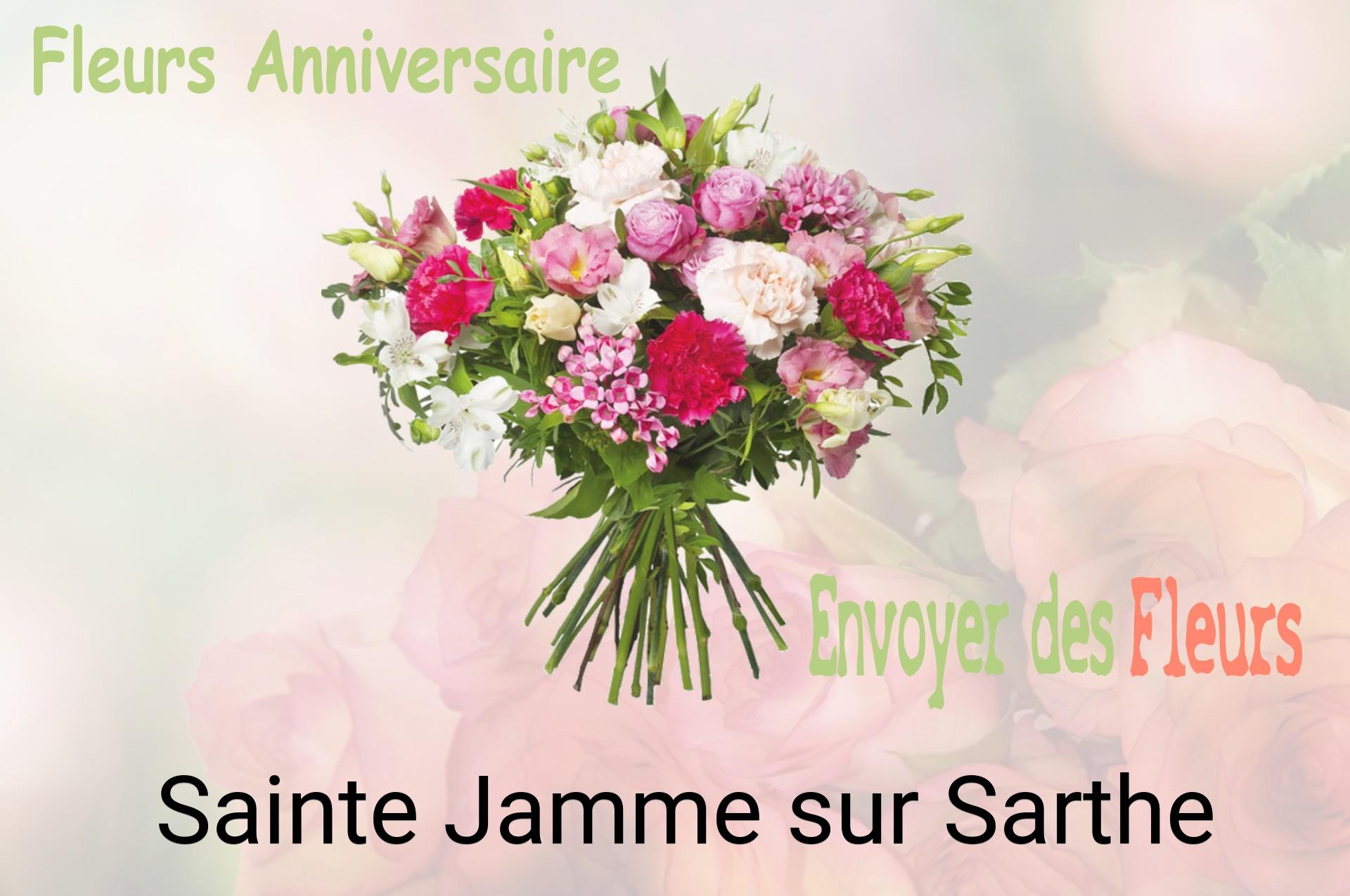 Bouquet de fleurs d’anniversaire livré à Sainte-Jamme-sur-Sarthe